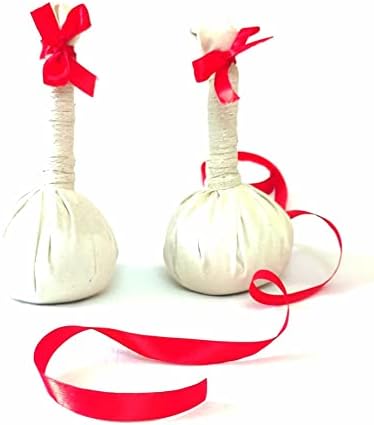 Ayurveda Kizhi, Natural Herbal muscle relaxant massage Boluses, powder potli, choorn pinda sweda, podikizhi, massage potli, pain soothening, multi herbal kerala ayurvedic massage ball, Set of 2