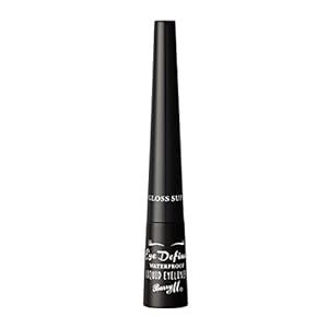 Barry M Cosmetics Eye Define Longlasting Liquid Eyeliner, Super Gloss Black