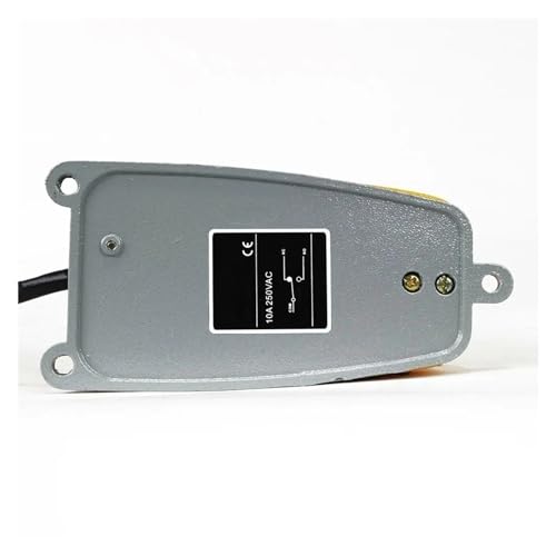 Interruptor de pedal eléctrico SPDT para activar taladros con manos libres aluminio 250VAC 5