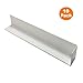 10 x UPVC Plastic Fascia Board Corner Joint White 300mm Square Edge Profile