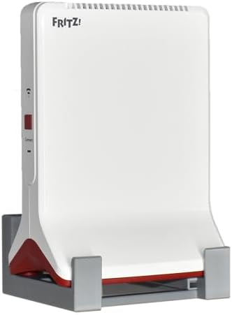 Wandhalterung Für AVM Fritz!Repeater 3000 AX - Weiß Mit Montagematerial | Platzsparend & Optimale Belüftung