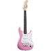 Squier by Fender "Mini" Strat Beginner Electric Guitar, Rosewood Fingerboard - Pink