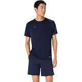 [アシックス] トレーニングウェア ドライショートスリーブシャツ 2033C042 ユニセックス大人 400(ミッドナイト) 3XL