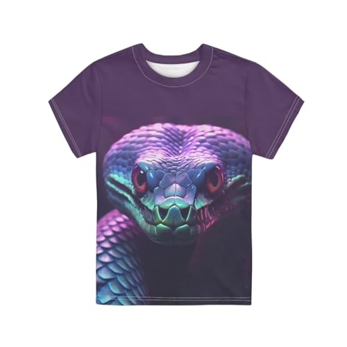 Image of Xhuibop Kids T Shirts for Boys Size 3-16 Girls Short Sleeve Sportswear Active Tops