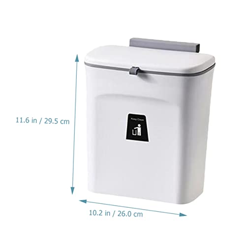 Contenedor de basura rectangular plástico para colgar miniatura 7