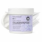 NATURE WELL Collagen Peptide Cream for Face, Body & Hands – Firming Moisturizer for Crepey Skin, Anti-Aging Hydrating Lotion for Dry Skin, Smooths Wrinkles & Boosts Elasticity, Non-Greasy, 10 Oz