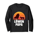 Papa león aleman - Día del padre - Löwen Papa Manga Larga