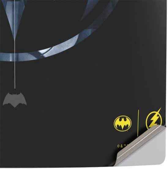 Skinit Decal Gaming Skin Compatible with PS5 Slim Digital Edition Console - Officially Licensed DC Comics The Flash Movie: Batman Multiverse Logos Design