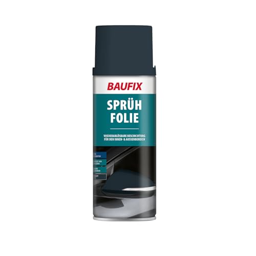 BAUFIX Sprühfolie anthrazit matt 400 ml Oberflächenschutz vor Kratzern und Schmutz Felgenfolie hochwertige Beschichtung