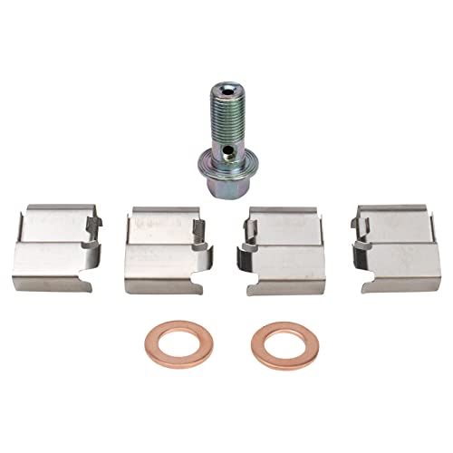 TRQ Front Brake Caliper Set Zinc Coated Brackets Hardware Compatible with 2007-2009 Ford Edge 2007-2008 Lincoln MKX 2007-2012 Mazda CX-7 by TRQ - Image 9