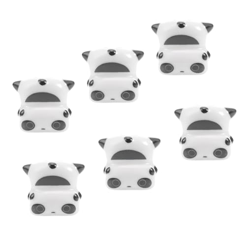 HOLIDYOYO 6個 可愛いパンダ箸置き 製 滑らかで耐久性ある箸スタンド おしゃれな和食器 に 便利で実用的なテーブルアクセサリー