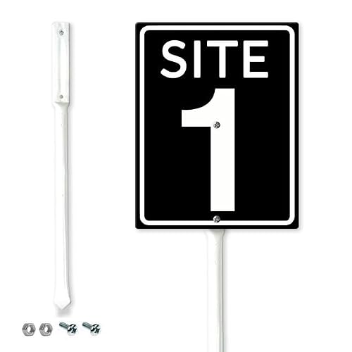FemiaD Site 1 Camp Ground Lot Number Yard Sign