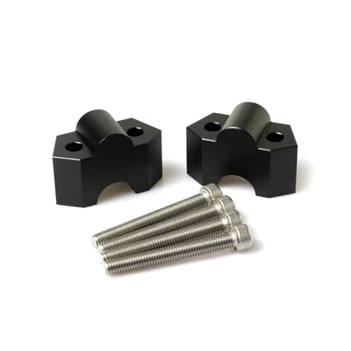 Rehausseur guidon moto support de serrage arrière noir pour Kawasaki Z650