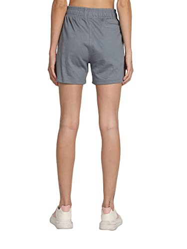 Image of CHKOKKO Women's Regular Cotton Regular Fit Plain Shorts for Women