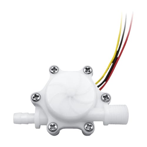 Medidor flujo agua SEN-HZ06WC Series 3 con sensor de pulso POM y conector rápido de 1/4