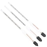 PAMINGONO Zuckermessgerät Hydrometer 3 Stück für Bier Wein und Milch mit Robuster Verarbeitung...