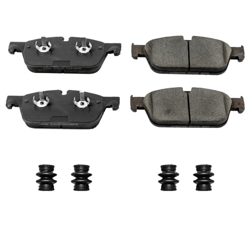 Image of PowerStop Front Brake Pads for Mercedes-Benz GL450 2013-16 |GL550 2013-16 |GLE43 AMG 2017-19 |GLE550e 2016-18 |GLS550 2019 - Z17 Ceramic Brake Pads with Installation Hardware, 17-1636A