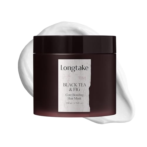 LONGTAKE Core Bonding Hair Mask, Black Tea &amp; Fig Scent, 6.76 Fl Oz