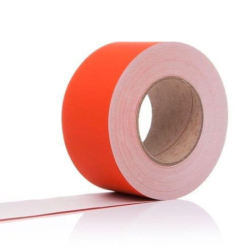 PAPERCUTZ Fire Orange Paper Border Roll 48mm x 50 Metres, 100 GSM, School Display Borders for Classrooms Decoration, Straight Edge Roll, Backing Paper for Wall Displays