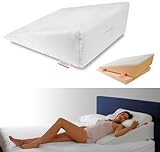 SONNO+ Orelleir Coussin Anti Reflux avec Mousse à mémoire de Forme épaisseur réglable 18 ou 24 cm