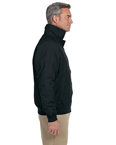 Devon & Jones Men's Three-Season Zipper Shell Jacket, L, BLACK3