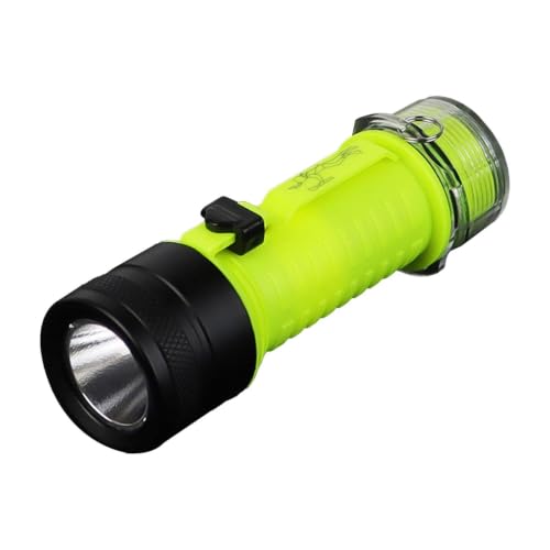 Linterna submarina recargable e impermeable para buceo y pesca