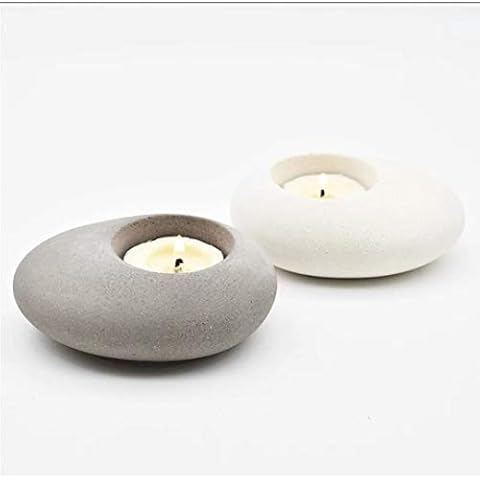 houseproud Concrete Candle Fresh Linen Cover