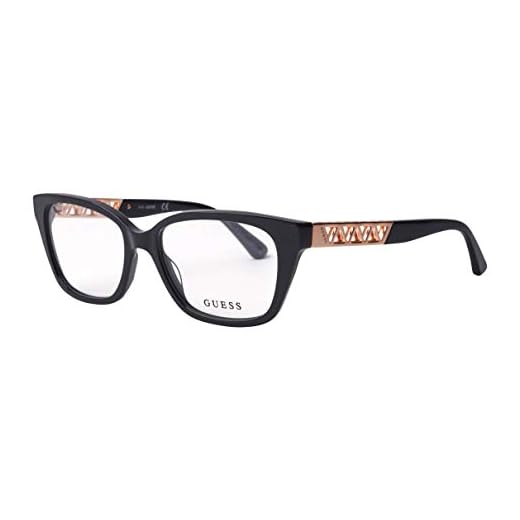 Guess marco óptica GU2784 001 Negro de Acetato tamaño de 53 mm de las Mujeres