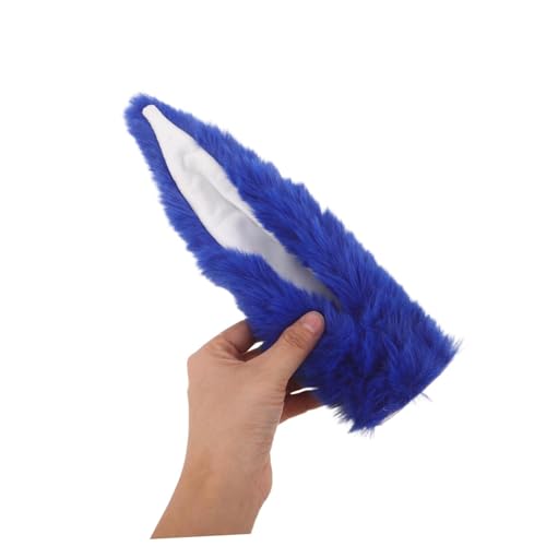 Orejas de conejo para casco autoadhesivas y ligeras Alipis azul 3