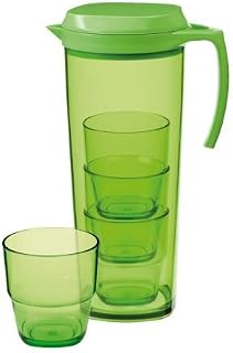 Gimex - Juego de jarras (6 piezas), color verde