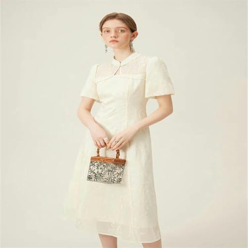 Robe brodée traditionnelle de style chinois pour femme chic