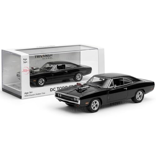 Image of 1:64 Scale Die Cast Muscle Car Model, Premium Metal Collectible Vehicle with Display Box, Detailed Miniature Car for Collectors, Display, Decoration & Gifting