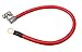 Produktbild 40 cm Plusleitung Öse M10 Rot Batteriekabel Batterieklemme Massekabel KFZ LKW Isoliert
