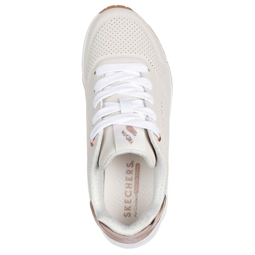 Image of Skechers Girl Uno Gen1 Shimmer Away Lace Up Shoe