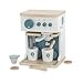 Kidslino Kinderküche Kaffeemaschine mint - personalisierbar I Handmade Holzspielzeug ab 3 Jahren I Label-Label Zubehör Spielküche I Geburtstagsgeschenk für Kinder I Spielzeug mit Name