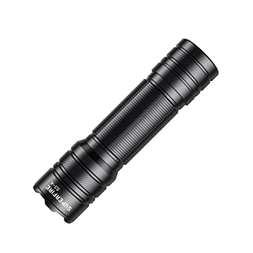 Superfire Led Flashlight,Edc Flashlight Hight Lumens, Zoomable Flash Light For Outdoor, Emergence，Rechargeable Or Aaa Batteries Dual Power #TOP6