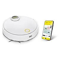 KÄRCHER RCV 3 Robot Vacuum Cleaner and Mop,Smart App Control, LiDAR Navigation Mapping, Room and Obstacle Detection,120min Runtime, 500ml Dirt Container, 2500Pa Suction, 0.6kg