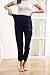 ZUMIY Maternity Lounge Pants Pregnancy Trousers Over The Belly Stretchy Activewear, Maternity Clothes Sweatpants with Pockets (XL,Navy Blue)