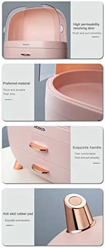 Ihuiniya Makeup Organizer box, make up organizers and storage，Waterproof, dustproof, skincare organizers，Suitable for bathroom organizer, bedroom dresser