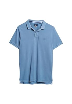 Superdry Vint Destroy Polo M1110345A Heraldic Blue M Hombre | Ya disponible en tu tienda friki favorita! En mundofriki.es!