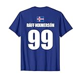 RAFF NIXMERSON 99 Sauftrikot Island Name Fußball Partyurlaub T-Shirt