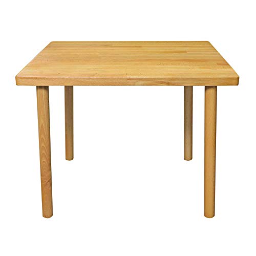 Betten-ABC Bubema Kindertisch Kinderzimmer-Tisch aus massiver Kernbuche Natur geölt, extra stabil