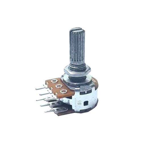 Potentiomètre RK163 A100KX2 double unité 6 broches 20mm pour réglage audio