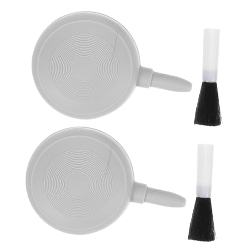 IMIKEYA 2pcs Dust Blower with Soft Brush Blower for Camera Lens Keyboards and Electronics Cleaning Tools Scratch Design for Thorough Maintenance