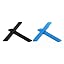 Black & Sky Blue