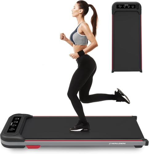 Laufband klappbar für Zuhause und Büro 0,75 PS ultradünner Motor Walking Pad 1 bis 6 km/h unter dem Schreibtisch ab (F2200)