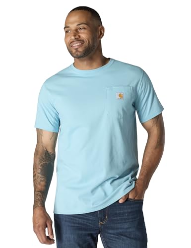 Image of Carhartt Men's Force Relaxed Fit Midweight Short-Sleeve Pocket T-Shirt