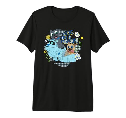 T-shirt Disney Puppy Dog Pals Mission pour enfant en coton premium