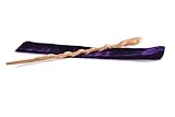 Fine Handcrafted Solid Wood Magic Wand for Witches and Wizards, The Serpent White