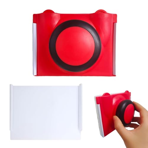 HAMKU Outil de Bordure et de Peinture, Tampon de Peinture Multifonction, Outil de Coupe de Bordure(Rouge)